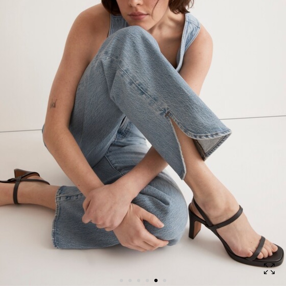 MADEWELL Perfect Vintage Wide Leg Jean - Dolphin Hem Edition